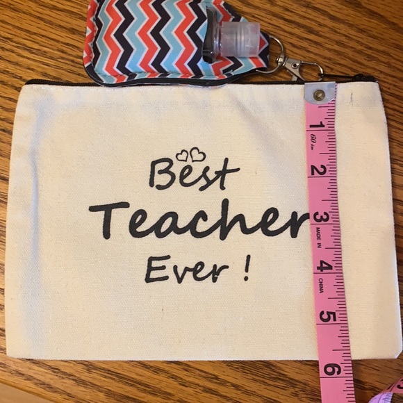 🍎 Best Teacher Ever Pouch 🍎 NWOT - Picture 9 of 9